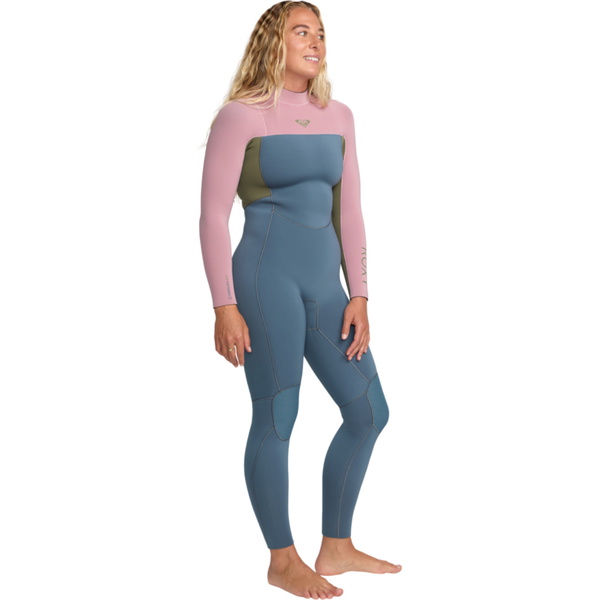 2026 Roxy Mujer Prologue+ 3/2mm Back Zip Neopreno 26BW213514 - Ash